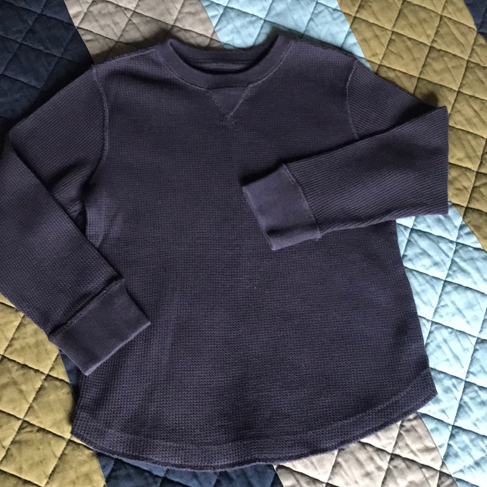 Boys navy blue thermal.
